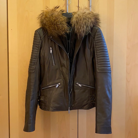 intuition paris leather jacket